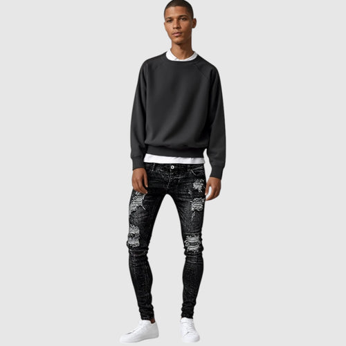 Dion | Heren Ripped Jeans | Slim Fit
