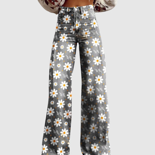Tessa | Kleurrijke broek met Uniek Patroon