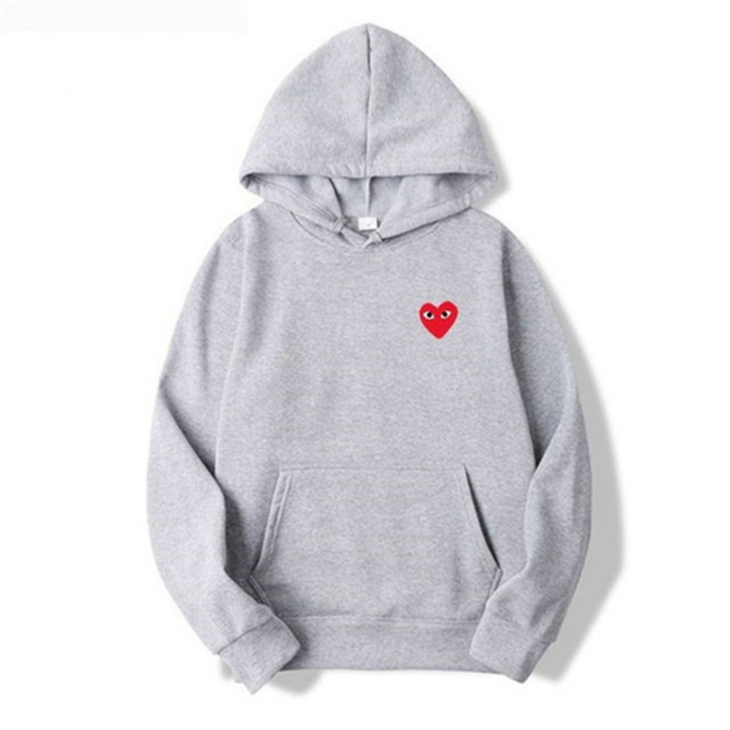 Hoodie met Geborduurd Hartdetail