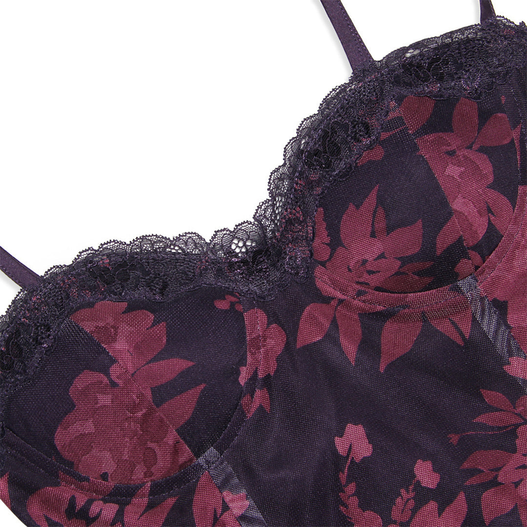Sterre | Dames Bloemen Print Jurk | Maxi met Spaghettibandjes