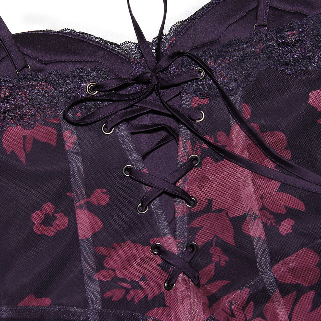 Sterre | Dames Bloemen Print Jurk | Maxi met Spaghettibandjes