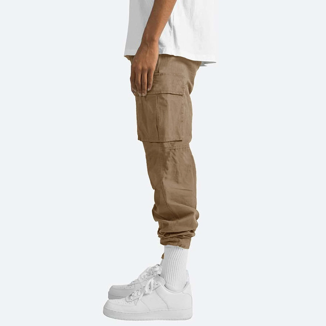 Sven | Heren Cargo Broek met Zijzakken | Comfortabele Pasvorm