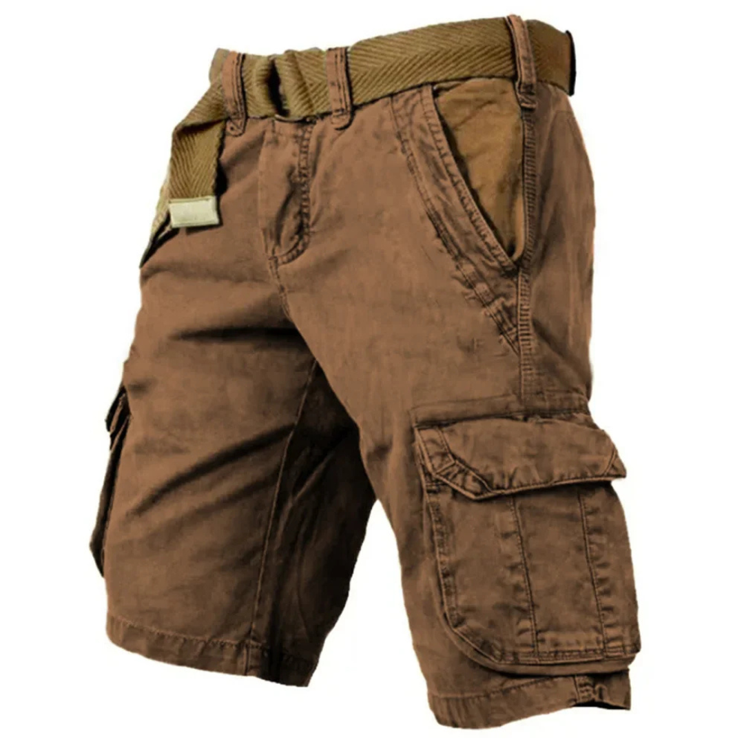 Erwin | Heren Broek | Korte Cargo met Zijzakken