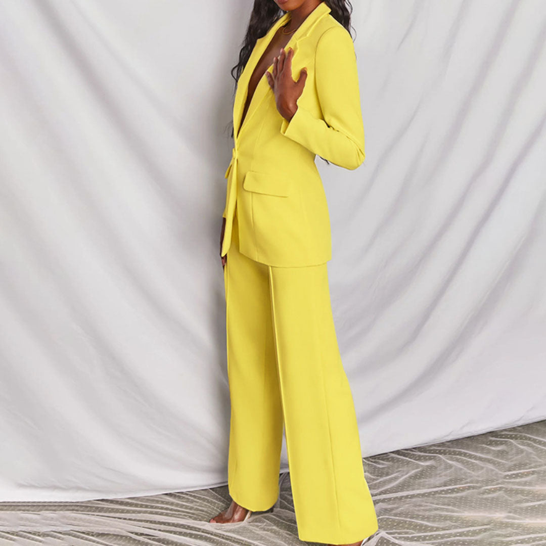 Lieke | Dames Set | Blazer met Pantalon | Casual Chic