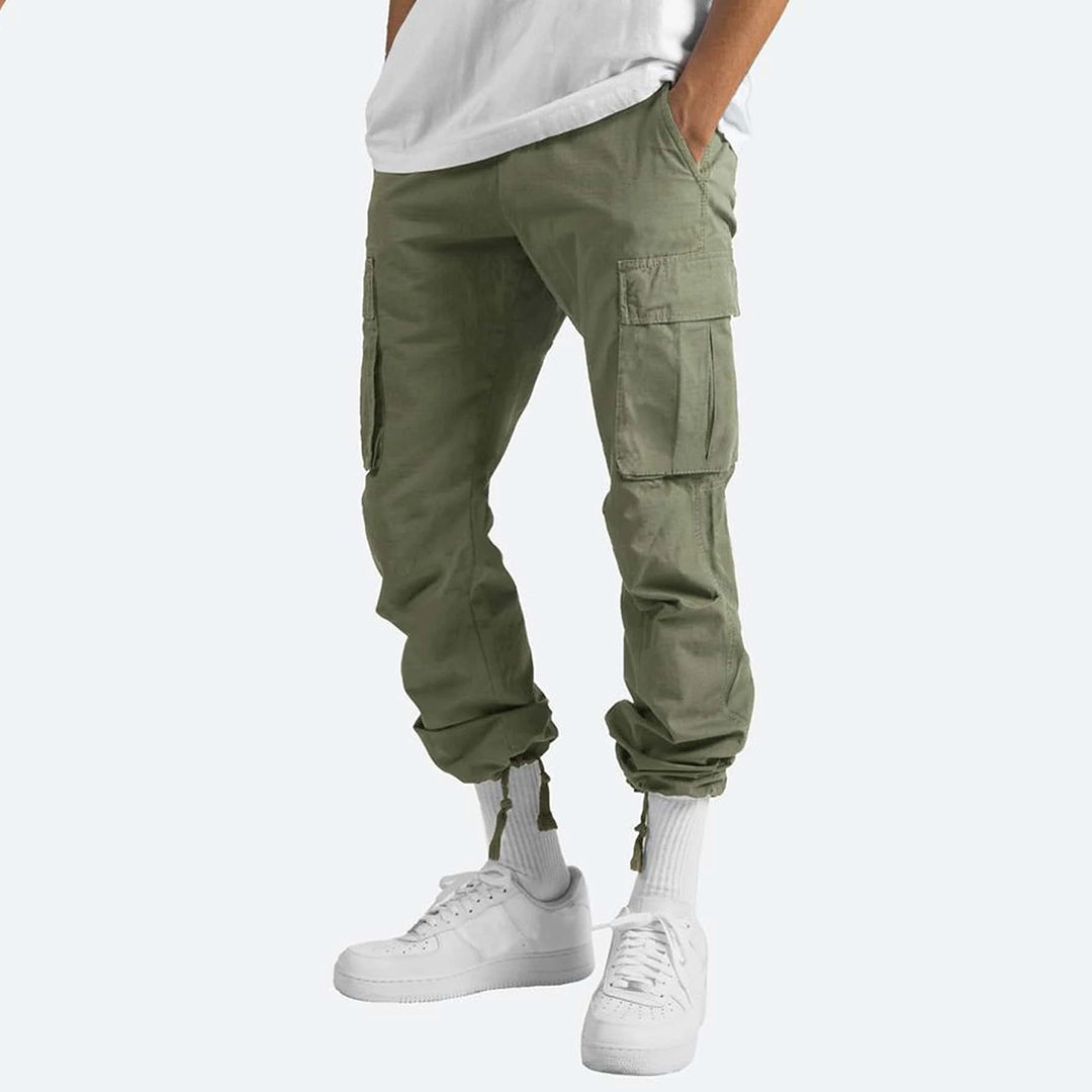 Sven | Heren Cargo Broek met Zijzakken | Comfortabele Pasvorm