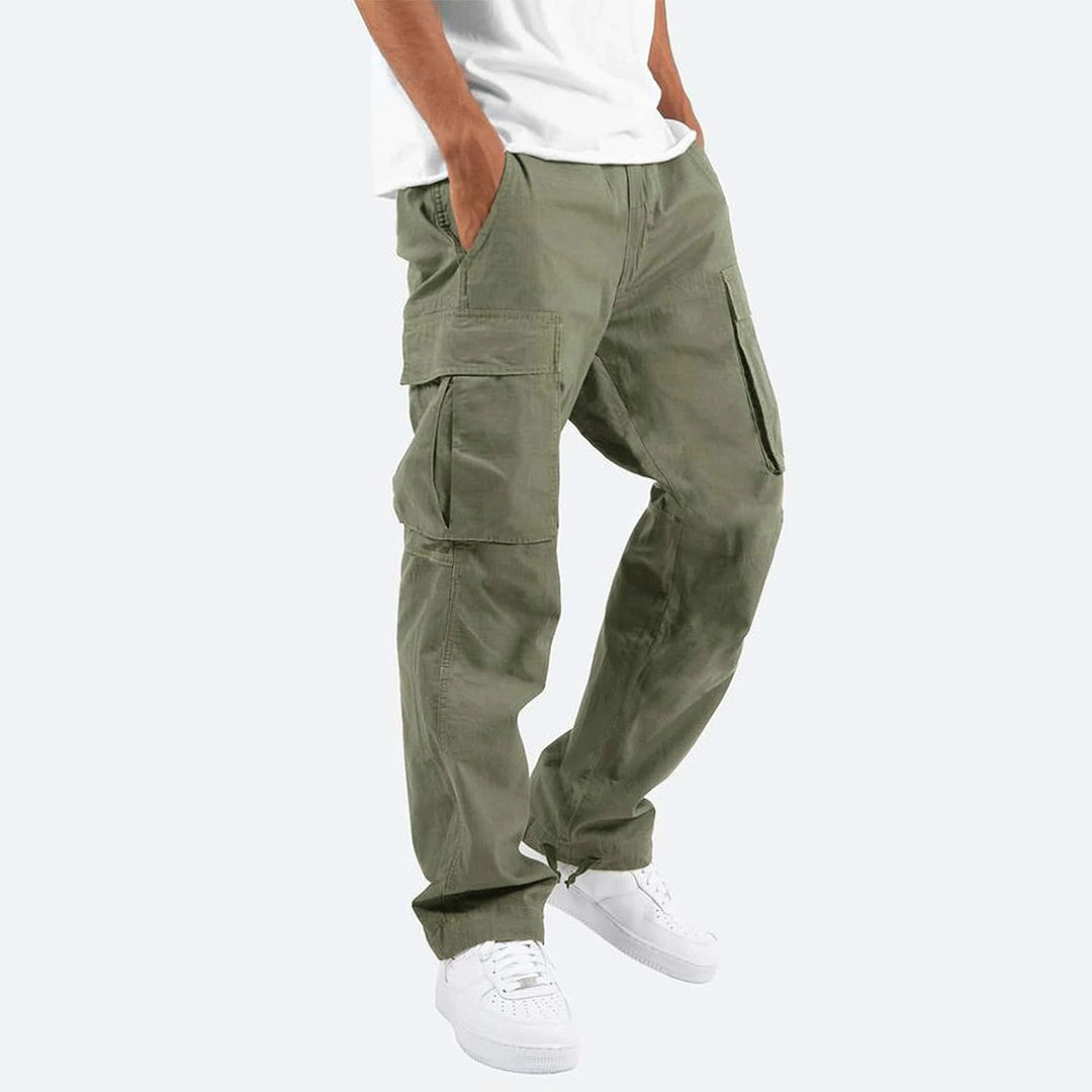 Sven | Heren Cargo Broek met Zijzakken | Comfortabele Pasvorm