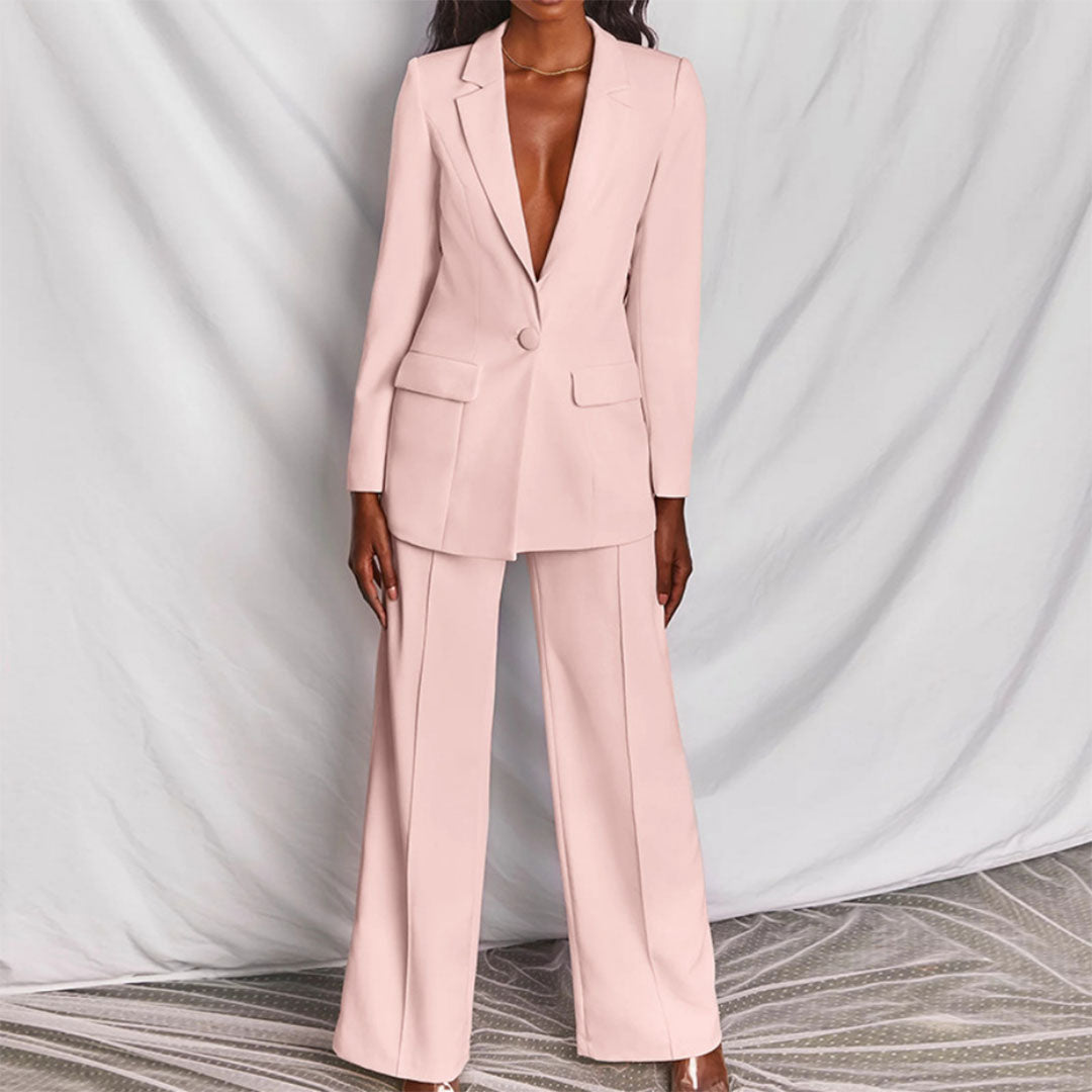 Lieke | Dames Set | Blazer met Pantalon | Casual Chic