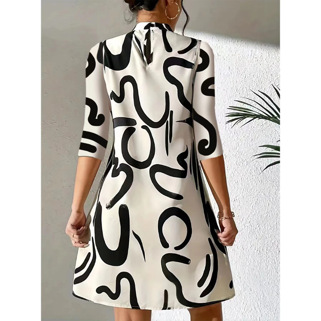 Sophie | Dames Jurk | Mini met patroon