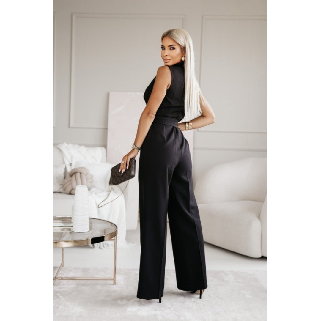 Nina | Dames Jumpsuit | Luchtige Stof met Strik