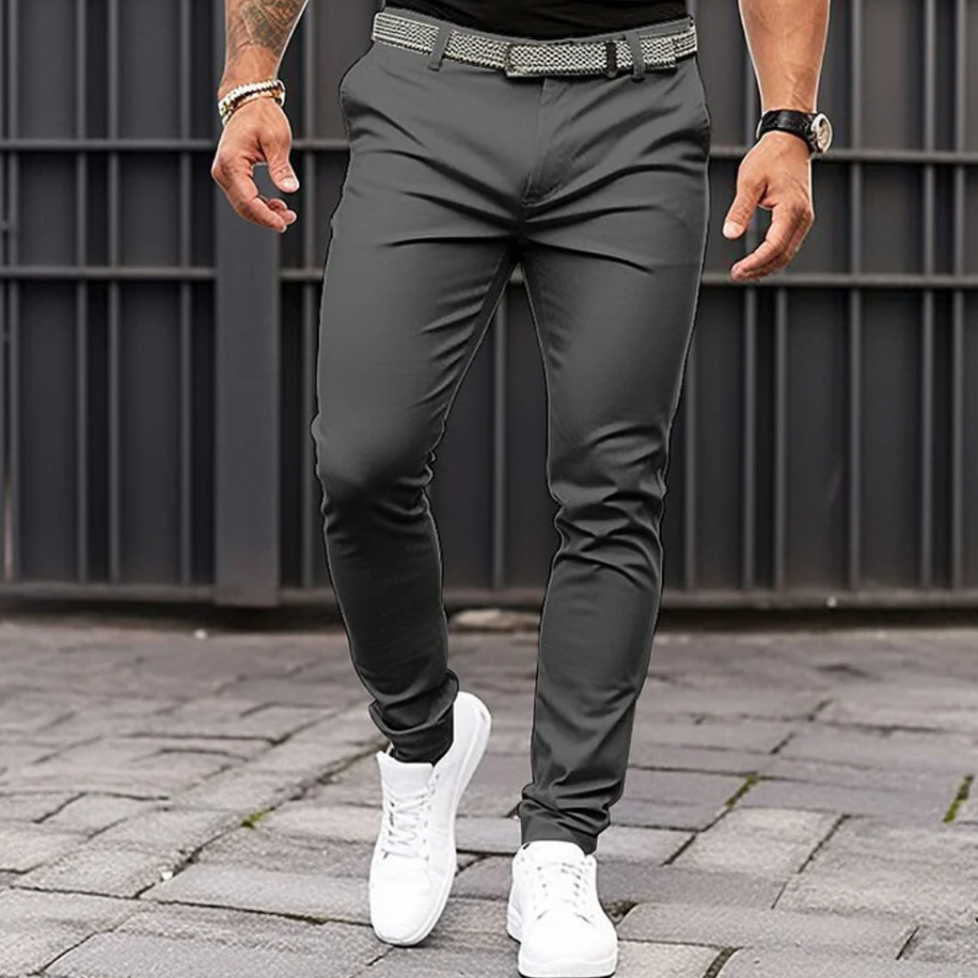 Elvin | Heren Broek | Slim-Fit Stretch Casual