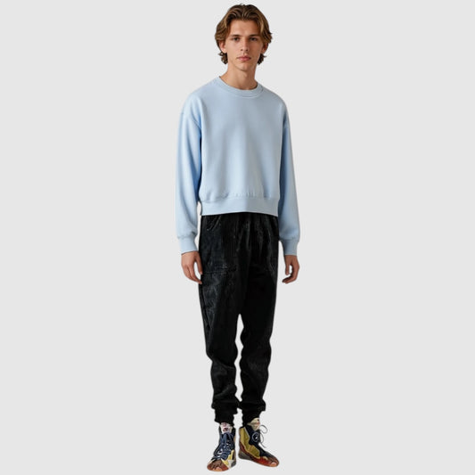 Stijn | Heren Corduroy Broek | Wijde Losse Jogger voor Dagelijks Comfort