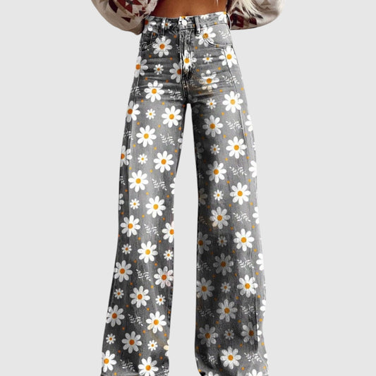 Tessa | Kleurrijke broek met Uniek Patroon