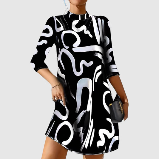 Sophie | Dames Jurk | Mini met patroon