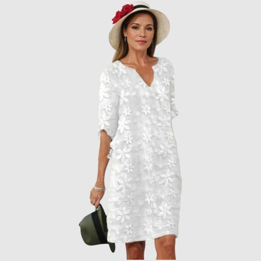 Jet | Dames Jurk | Midi met bloemenprint