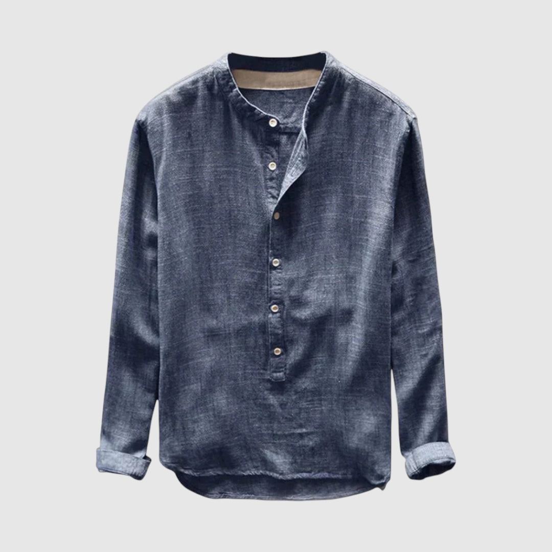 Jeremy | Heren Linnen Overhemd | Slim-Fit Ademend
