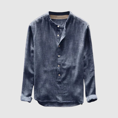 Jeremy | Heren Linnen Overhemd | Slim-Fit Ademend
