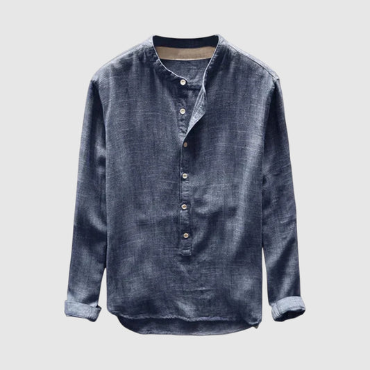 Jeremy | Heren Linnen Overhemd | Slim-Fit Ademend