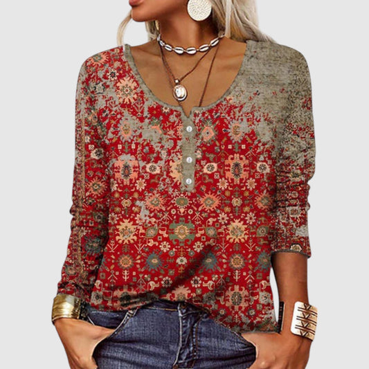 Marit | Dames Top met Print