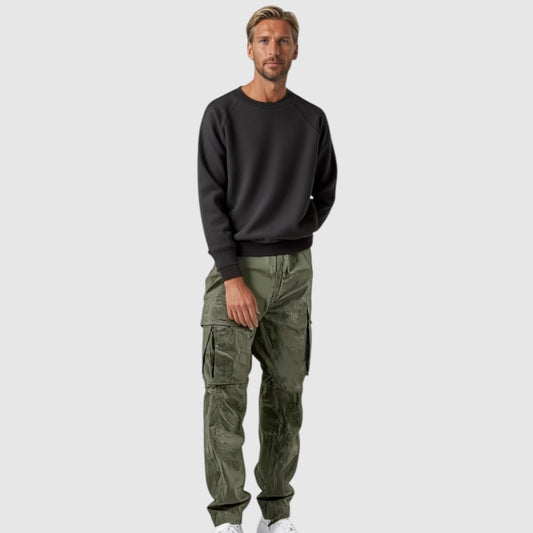 Sven | Heren Cargo Broek met Zijzakken | Comfortabele Pasvorm