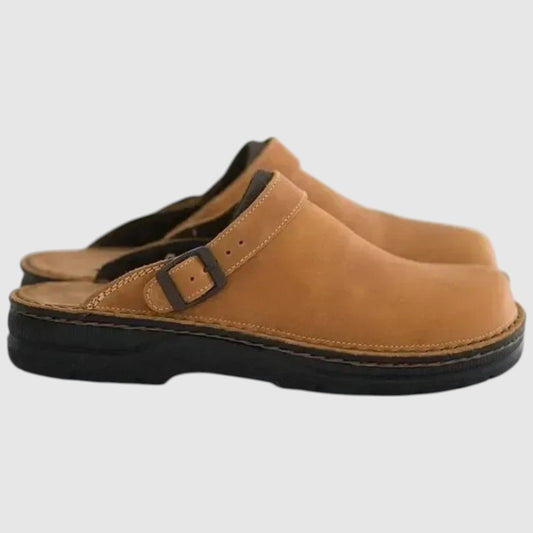 Clogs | Unisex | Leren Instappers met Comfortzool