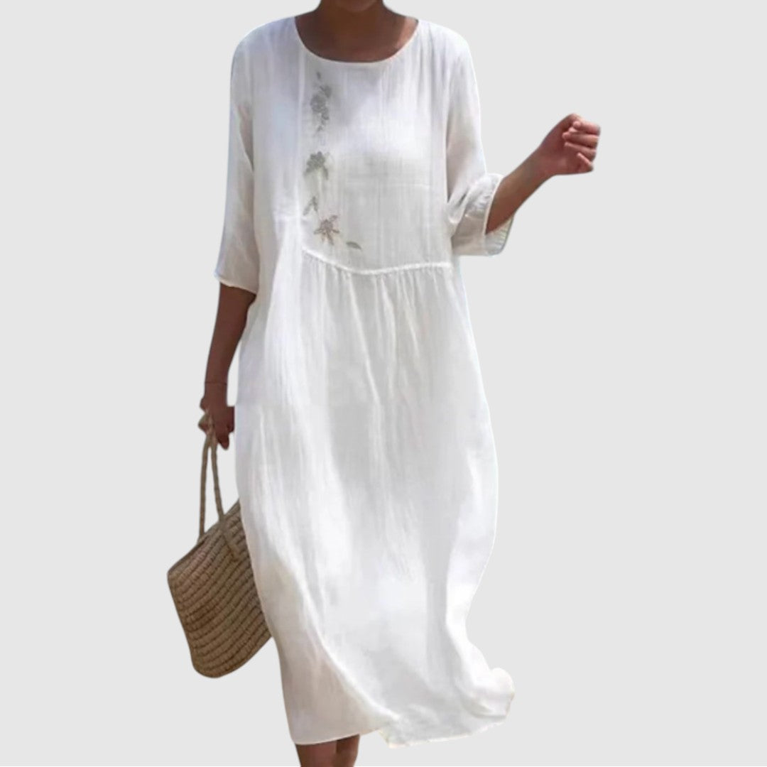 Alexia | Dames Zomerjurk | Lichtgewicht Ademend Midi