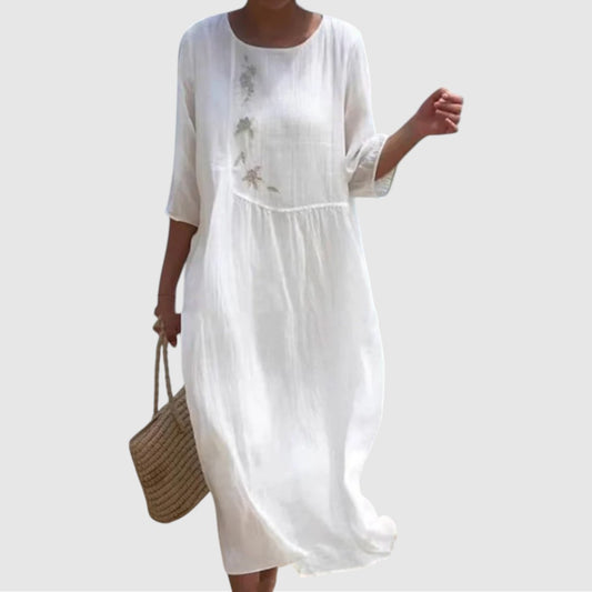 Alexia | Dames Zomerjurk | Lichtgewicht Ademend Midi
