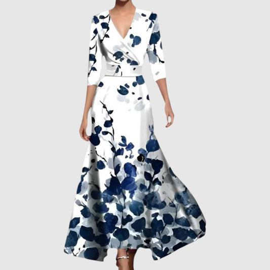 Zola | Dames Jurk | Maxi met Korte Mouwen