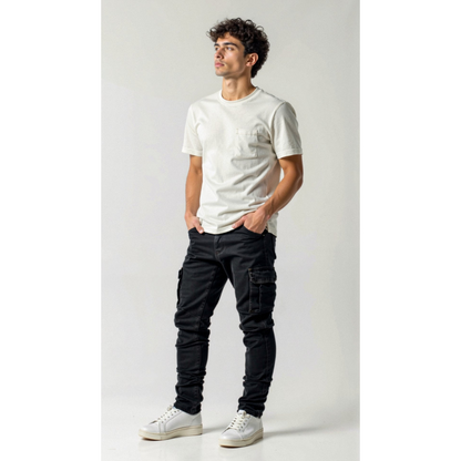 Sem | Heren Stretch Cargo Jeans | Slim Fit