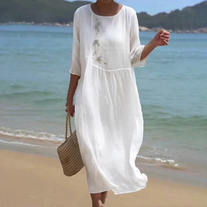 Alexia | Dames Zomerjurk | Lichtgewicht Ademend Midi