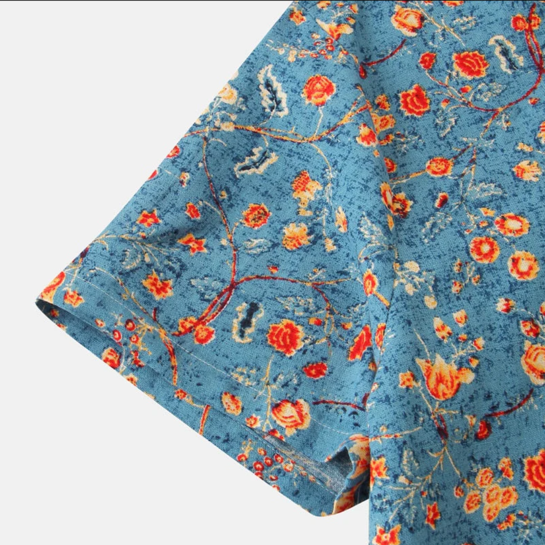 Casper | Heren Hawaiian Overhemd met Korte Mouwen