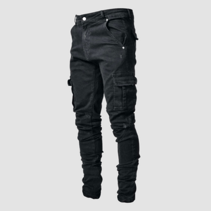 Sem | Heren Stretch Cargo Jeans | Slim Fit
