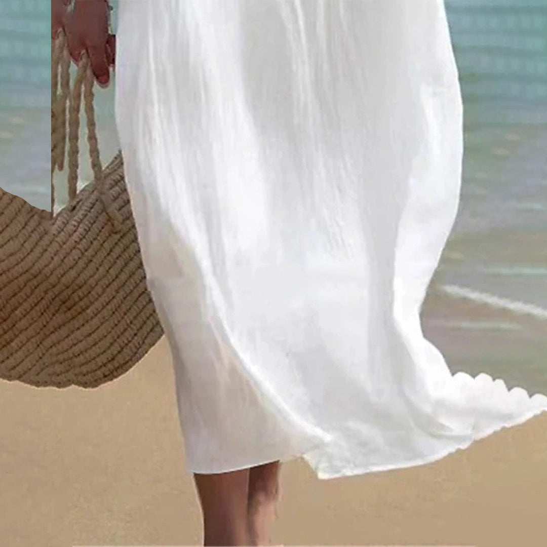 Alexia | Dames Zomerjurk | Lichtgewicht Ademend Midi