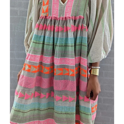 Wietske | Dames Strand Jurk | Maxi met Losse Pasvorm
