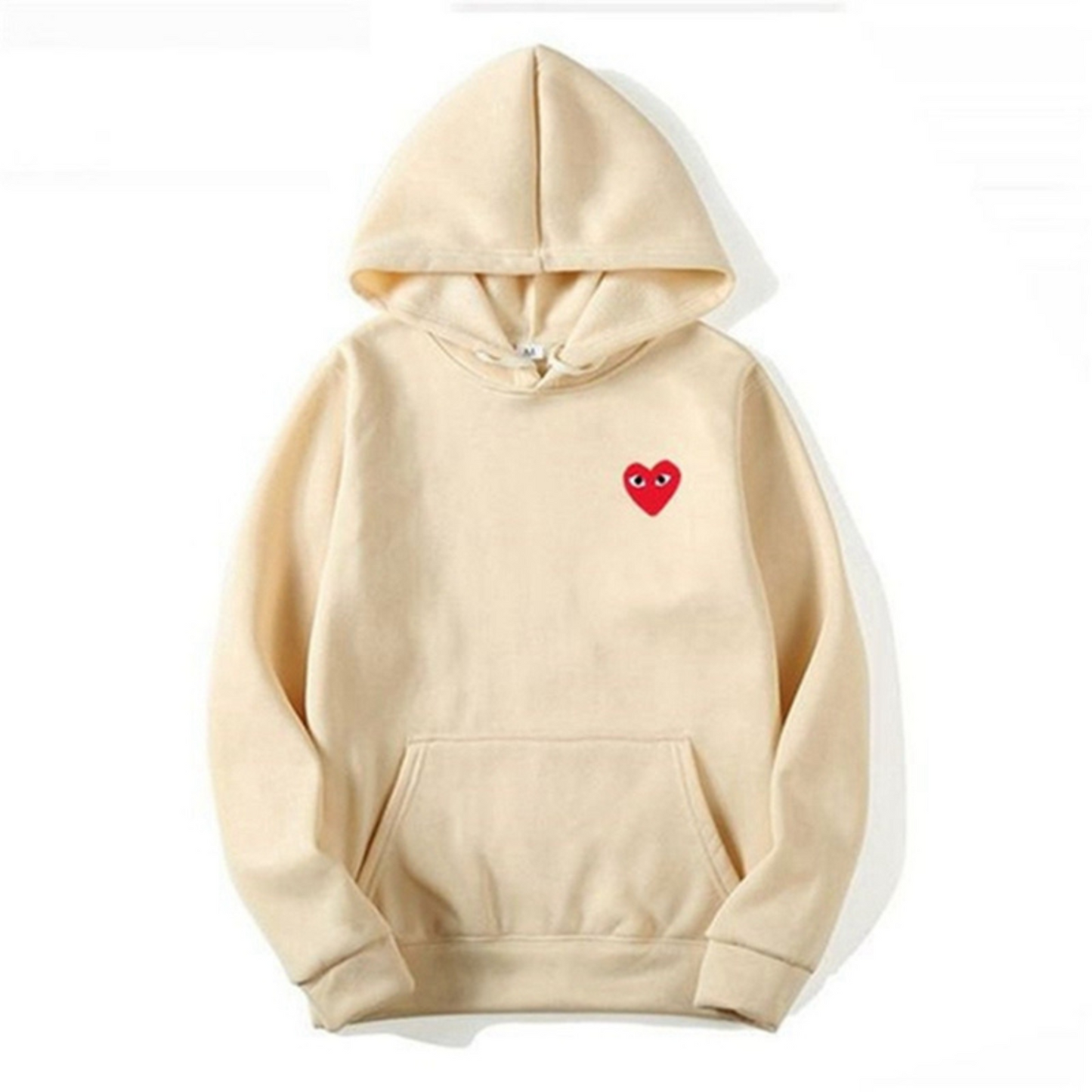 Hoodie met Geborduurd Hartdetail