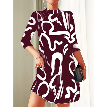 Sophie | Dames Jurk | Mini met patroon