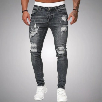 Dion | Heren Ripped Jeans | Slim Fit