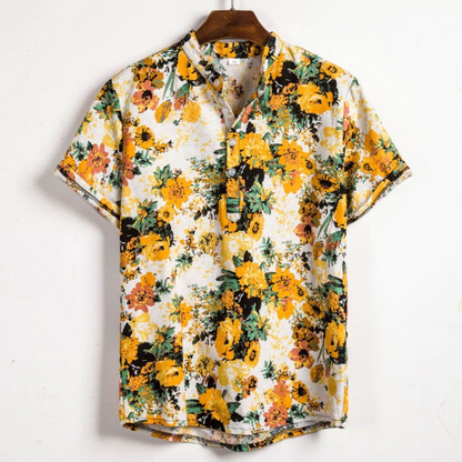 Casper | Heren Hawaiian Overhemd met Korte Mouwen