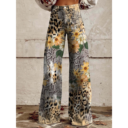 Tessa | Kleurrijke broek met Uniek Patroon