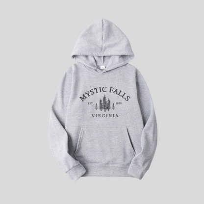 Mystic Falls Virginia Hoodie Salvatores Shirt Unisex Lange Mouw Ronde Hals Pullovers Hoodies Casual Trui Voor Vampierfans