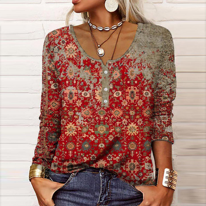 Marit | Dames Top met Print