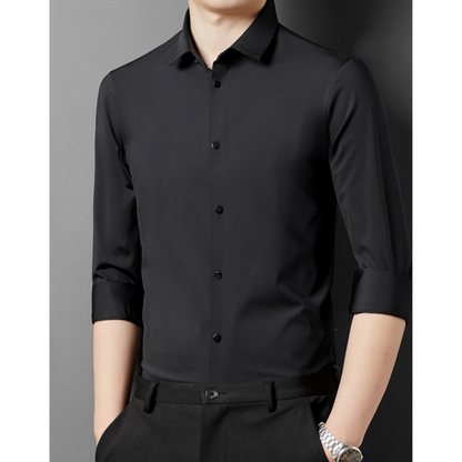 Robert | Heren Overhemd | Kreukherstellend stretchshirt