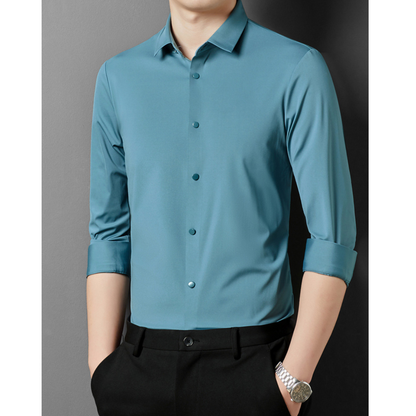 Robert | Heren Overhemd | Kreukherstellend stretchshirt