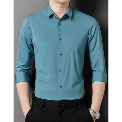 Robert | Heren Overhemd | Kreukherstellend stretchshirt