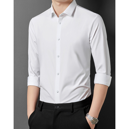 Robert | Heren Overhemd | Kreukherstellend stretchshirt