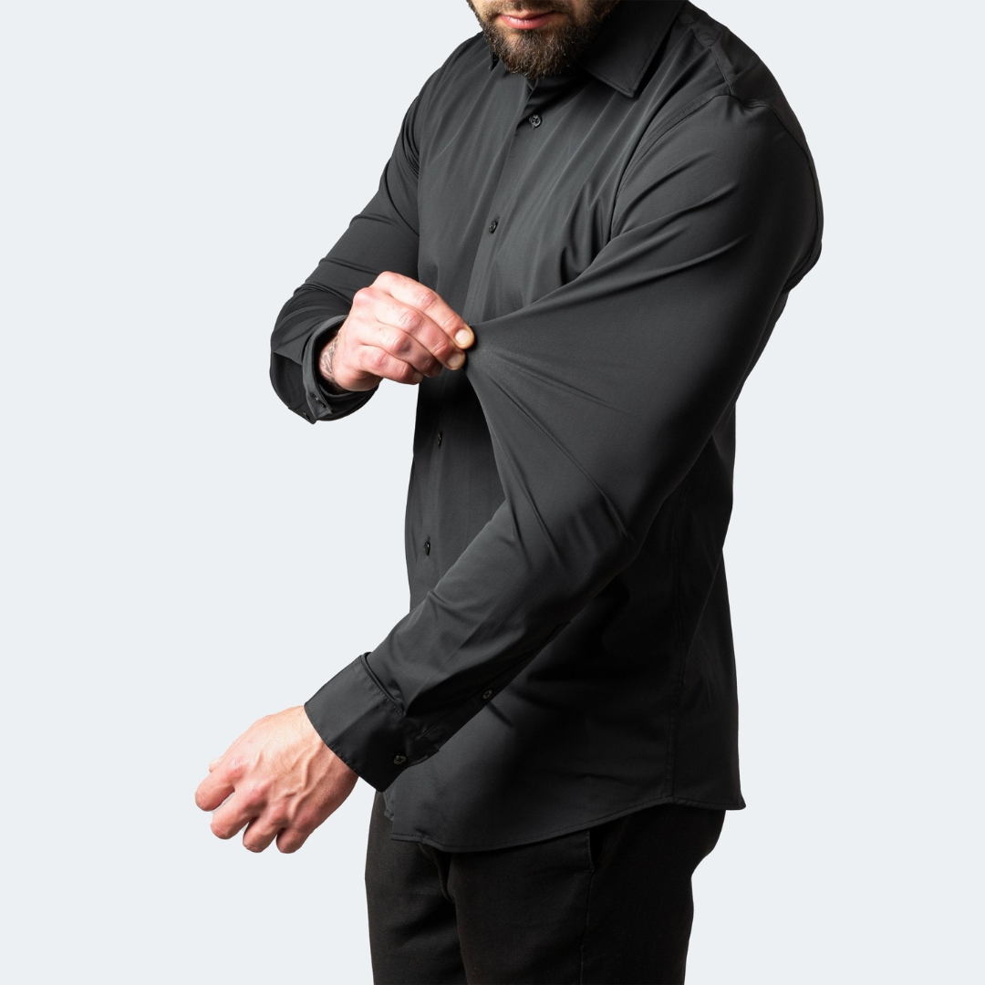 Robert | Heren Overhemd | Kreukherstellend stretchshirt