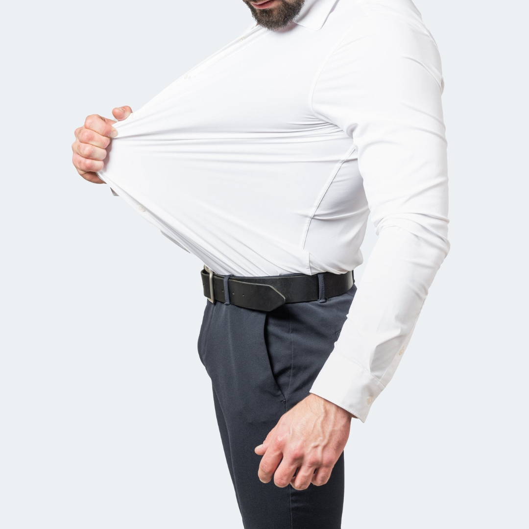 Robert | Heren Overhemd | Kreukherstellend stretchshirt
