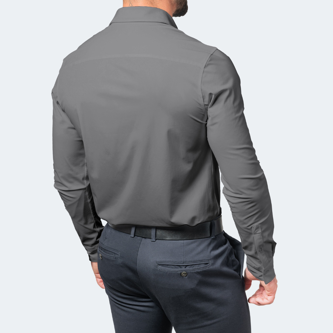 Robert | Heren Overhemd | Kreukherstellend stretchshirt