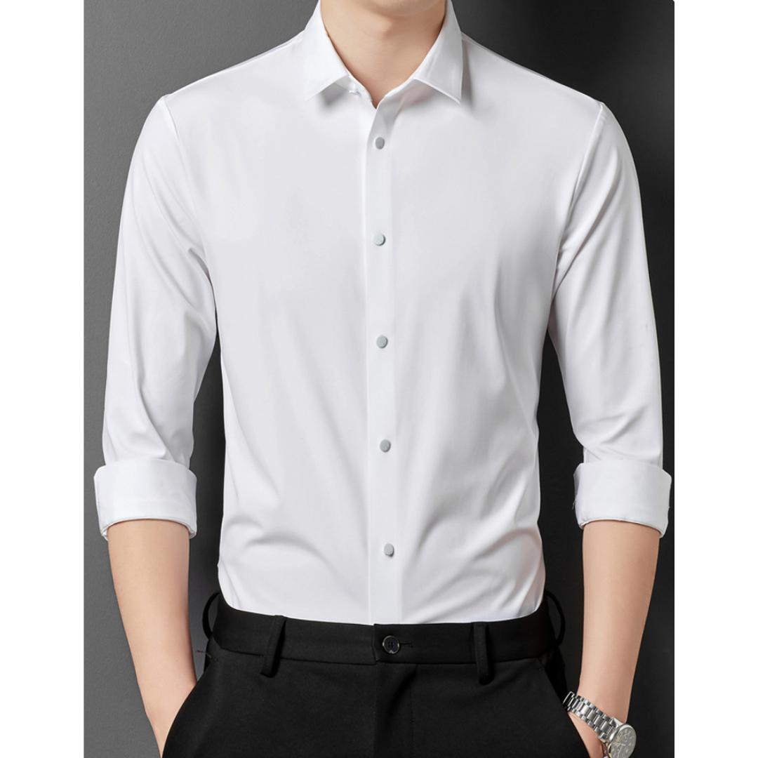 Robert | Heren Overhemd | Kreukherstellend stretchshirt