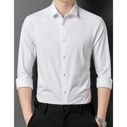 Robert | Heren Overhemd | Kreukherstellend stretchshirt