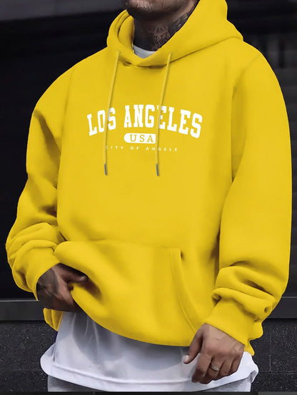 Los Angeles Hoodie – Unisex Oversized Sweater met City Print